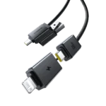 Baseus P10383000121-02 Sri Lanka, Baseus 60W Two-for-Two Cable Sri Lanka, Baseus U+C to C+L Cable Sri Lanka, Baseus Fast Charging Cable Cosmic Black, Baseus Dual Input Charging Cable Nugegoda