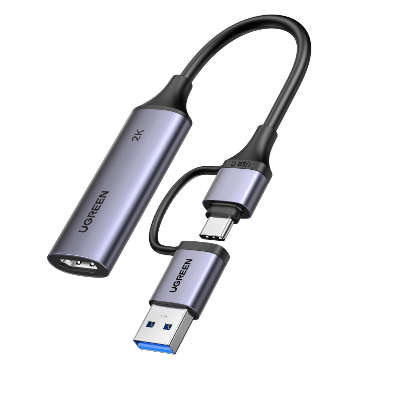 UGREEN HDMI USB Type-C 2K 30Hz Video Capture Card 1080P 60FPS CM629 15389